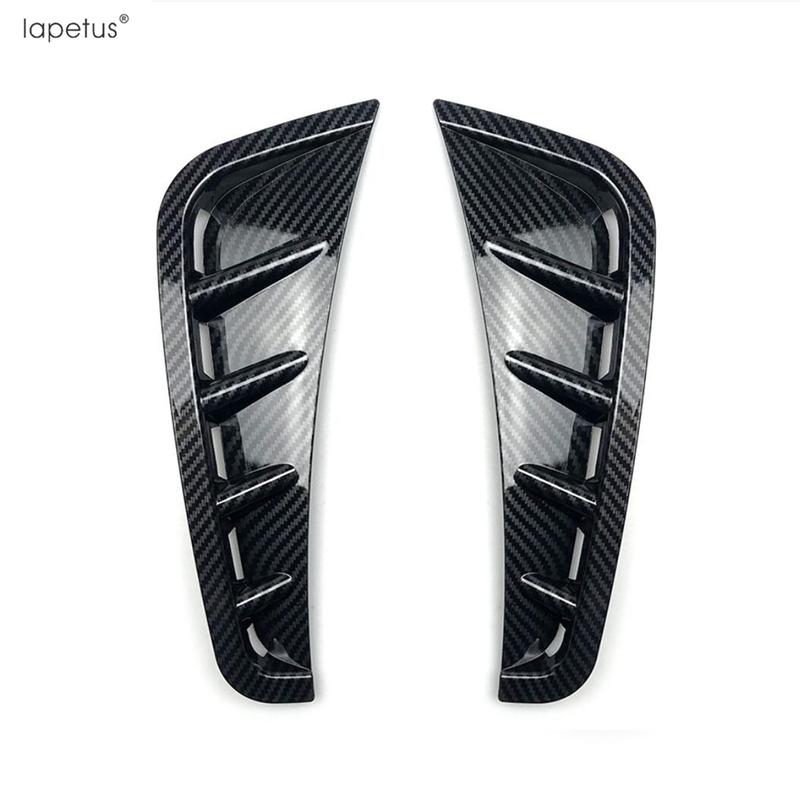 Front Bumper Air Vent Side Fender Cover Trim For Mercedes-Benz C Class W205    Carbon Fiber / Black Accessories Exterior