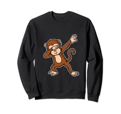 Dabbing Monkey Dab Dance Monkey Costume Sweatshirt