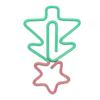 100Pcs Fancy Paperclips Christmas Tree Style Electroplated Multi Purpose Cute Paper Clips for Home S
