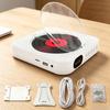 Portable CD Player Bluetooth Speaker Stereo CD Players LED Screen Wall Mountable CD Music Player with IR Remote Control FM Radio