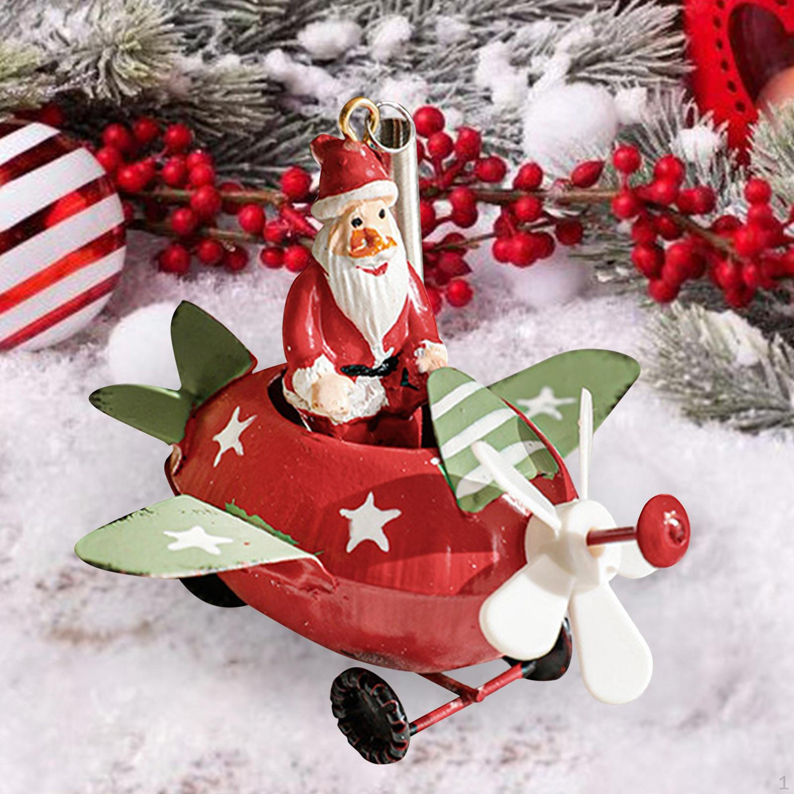 

Рождественское украшение в виде самолета, фигурка самолета Style B