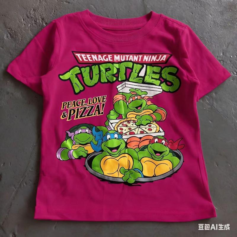 Nickelodeon Bestseller: Nick - Teenage Mutant Ninja Turtles 100% Cotton T-Shirt for Children Aged 3-12 - Cute Cartoon Top