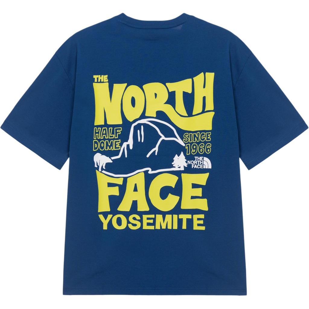 The North Face Graphic Print Short Sleeve T-Shirt Men Tops Dark-Blue NT7UR07L