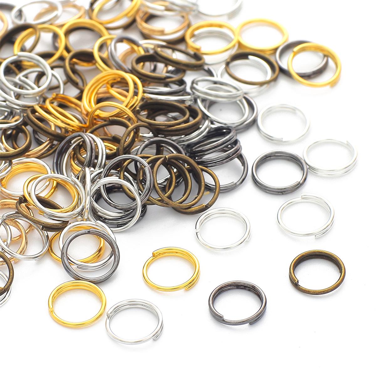 

Железные двойные разъемные кольца: Фурнитура для изготовления украшений своими руками для браслетов, ожерелий и цепочек для телефонов 5mm 500 pieces