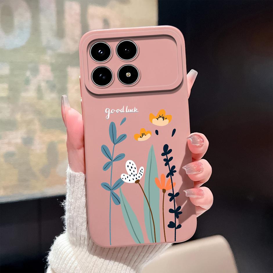 For Xiaomi Poco F8 Pro Ultra Cases Pretty Sweet Girls Liquid Silicone Full Protective Bumper Cover For Poco F8Pro F8Ultra Fundas