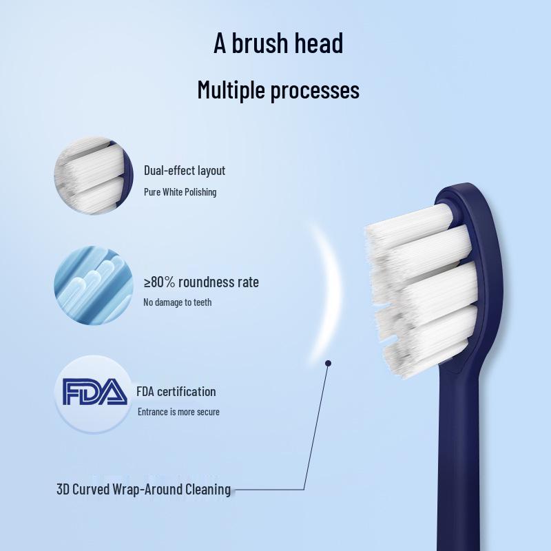 

9-Piece RuthOule Electric Toothbrush Soft Bristle Head, Copper-Free, Upgraded Version