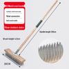 YIXI Long Handle Hard Bristle Metal Floor Brush