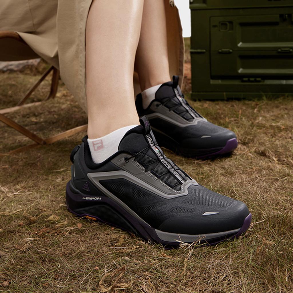 FILA Boa Wolf 2+ Outdoor Functional Shoes Women Sneakers Shadow-Black Gray A12W431204FDS