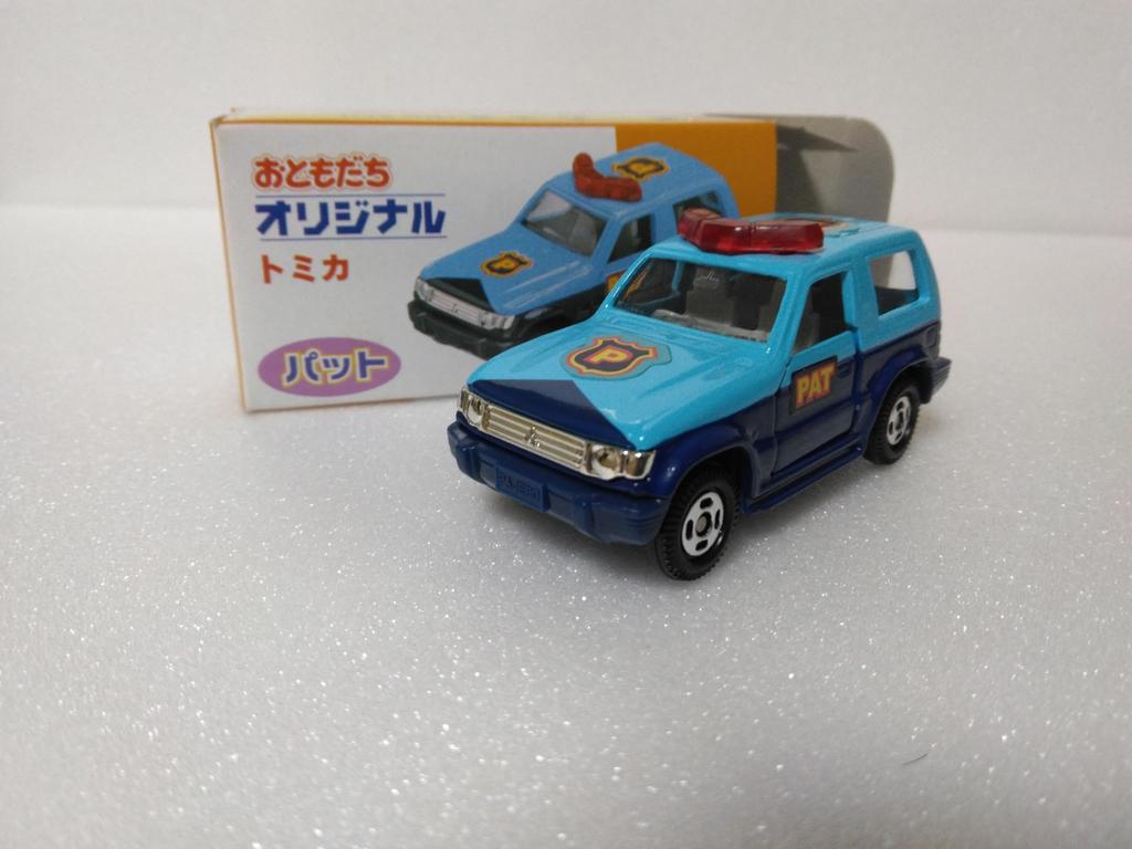 Tomica Original Pad Patrol Car, Die-cast, 163 Scale, Light Bluenavy, Approx. 7.8 Cm, Made In China, with Clear Case