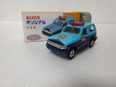 Tomica Original Pad Patrol Car, Diecast, 1/63 Scale, Light Blue/Navy, Approx. 7.8cm, Made In China, Comes with Clear Case