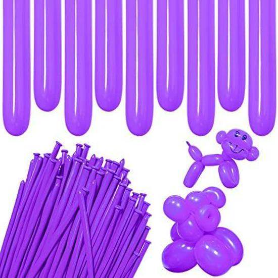 260 Pack of Thickened Long Magic Balloons for Modeling, Weaving, Birthday Decorations, and Ground Promotions