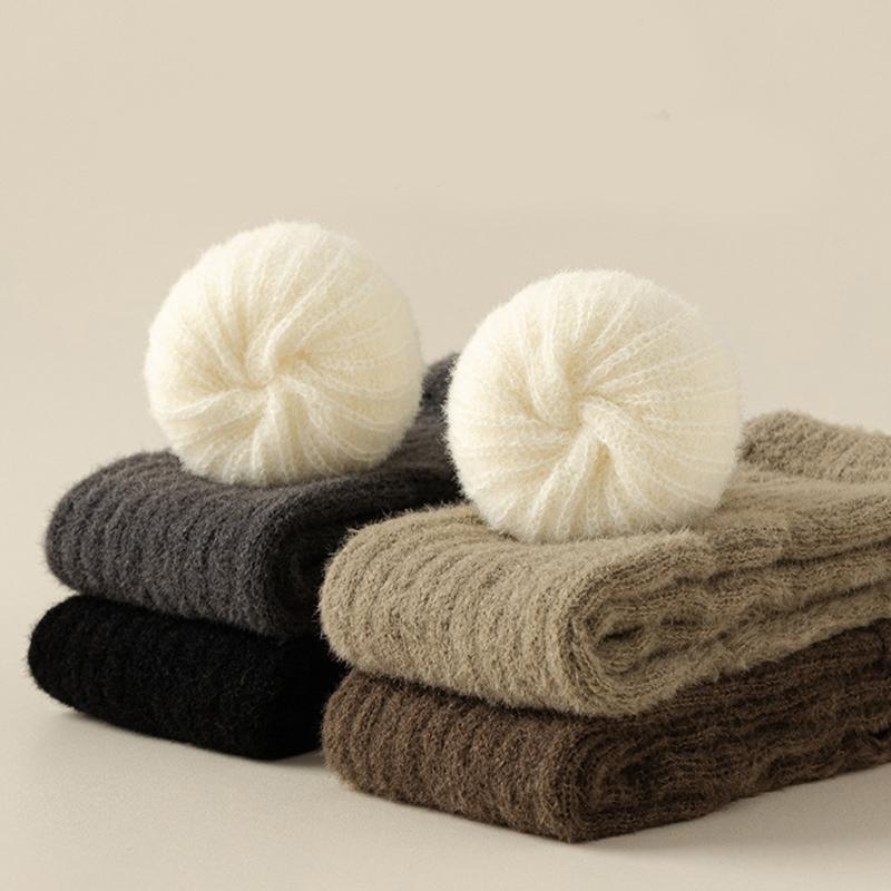 Thicken Knitted Half Finger Arm Covers Breathable Arm Protectors Warm Arm Sleeves For Work Sport Daily Activity