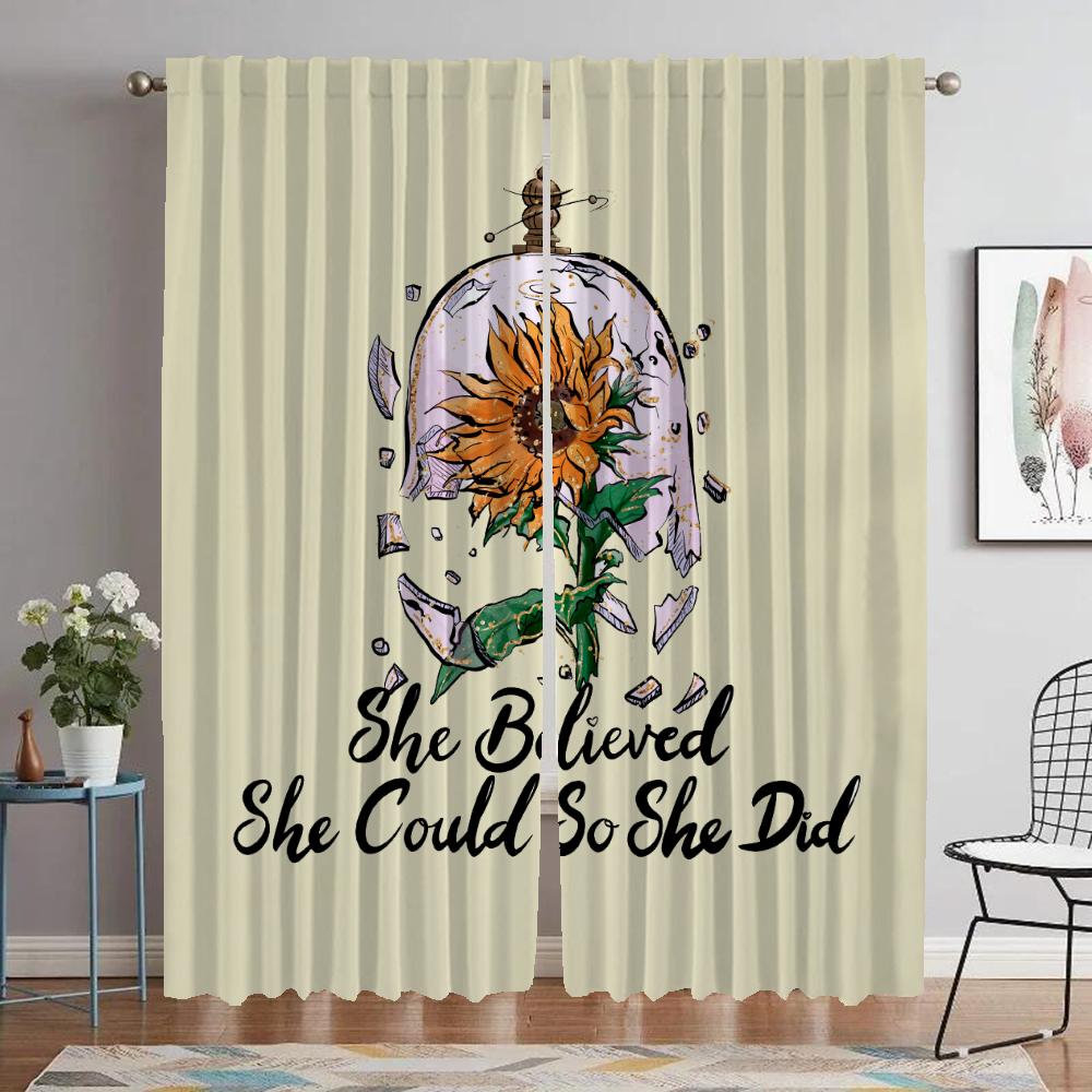 Eleganckie Zasłony Pokojowe do Camera Ballet Zasłony Wewnętrzne Domowe 2 Sztuki Rolety Okienne Tiul do Sypialni Przedział Salon