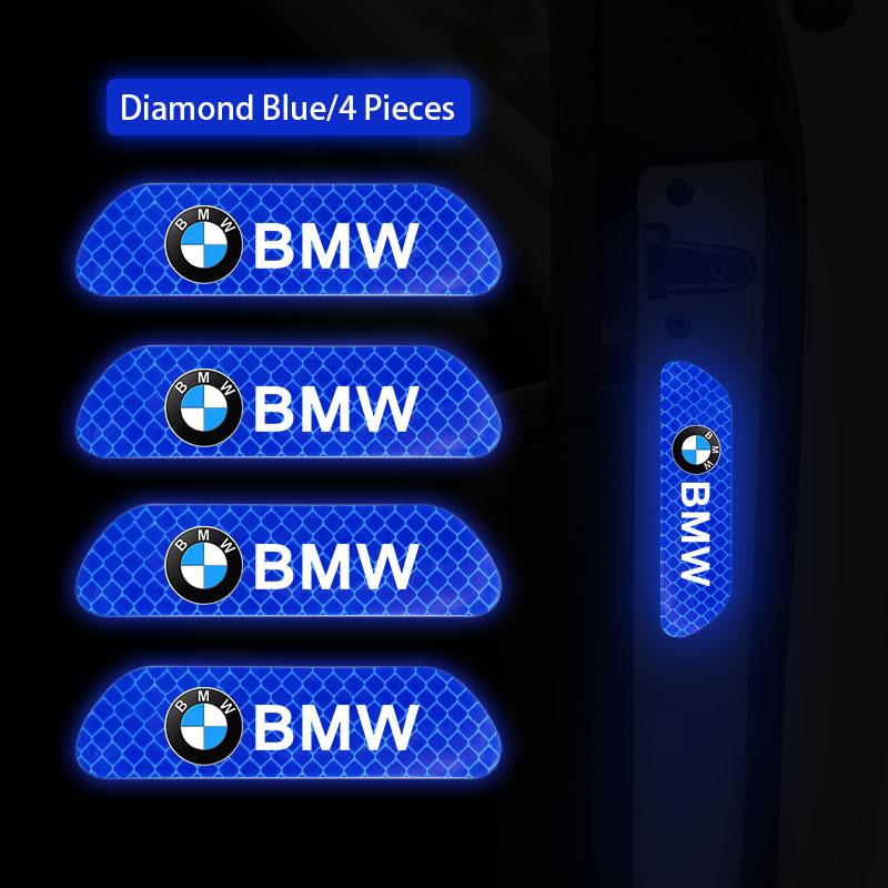 Car Reflective Door Sticker Safety Opening Warning Reflector Tape Decal For BMW X1 X2 X3 X5 X4 X6 X7 iX3 F20 F10 F07 E70 E46 E90