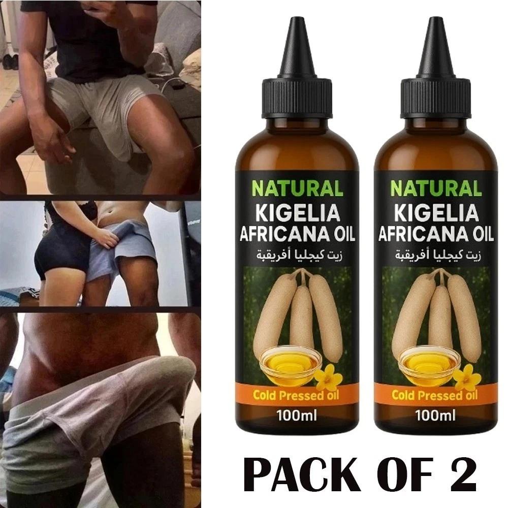 Kigelia Africana Oil Body Firming & Skin Tightening Herbal Beauty Oil RAPID ABSORPTION - African Sausage Tree Oil 2 X 100ml