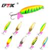 FTK 1PC 8 Farben Löffel Angelköder 25g/30g/35g mit Drillingshaken Bass CrankBait Löffel Kurbelköder