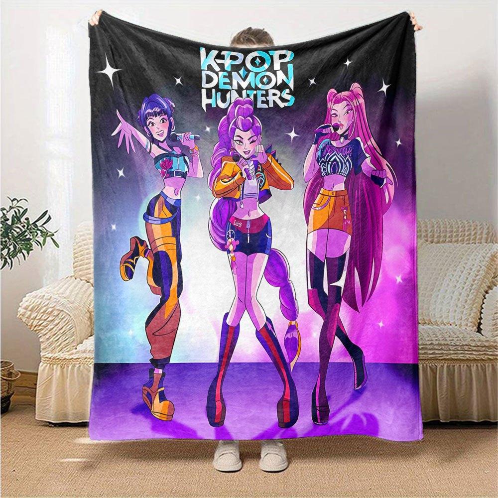 1 Stück Hunter x (8) Weiche Warme Decke für Zuhause, Büro, Reisen, Ganzjahres-Gemütlichkeit, Bettwäsche-Geschenk, Büro-Gemütlichkeits-AccessoireB08