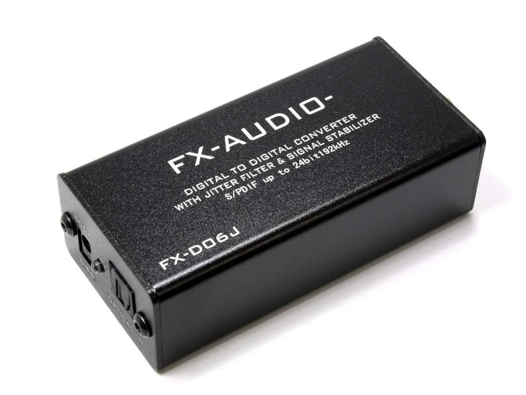 OPTICAL to COAXIAL 192kHz compatible SPDIF interface converter to coaxial FX-AUDIO- FX-D06J 24-bit (optical conversion)