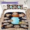 Haikyu!! Anime Pattern Bedding uilt Set uilt Cover Pillowcase Home Decoration Birthday Gift (1 * duvet cover + 2 * pillowcase  without core)53