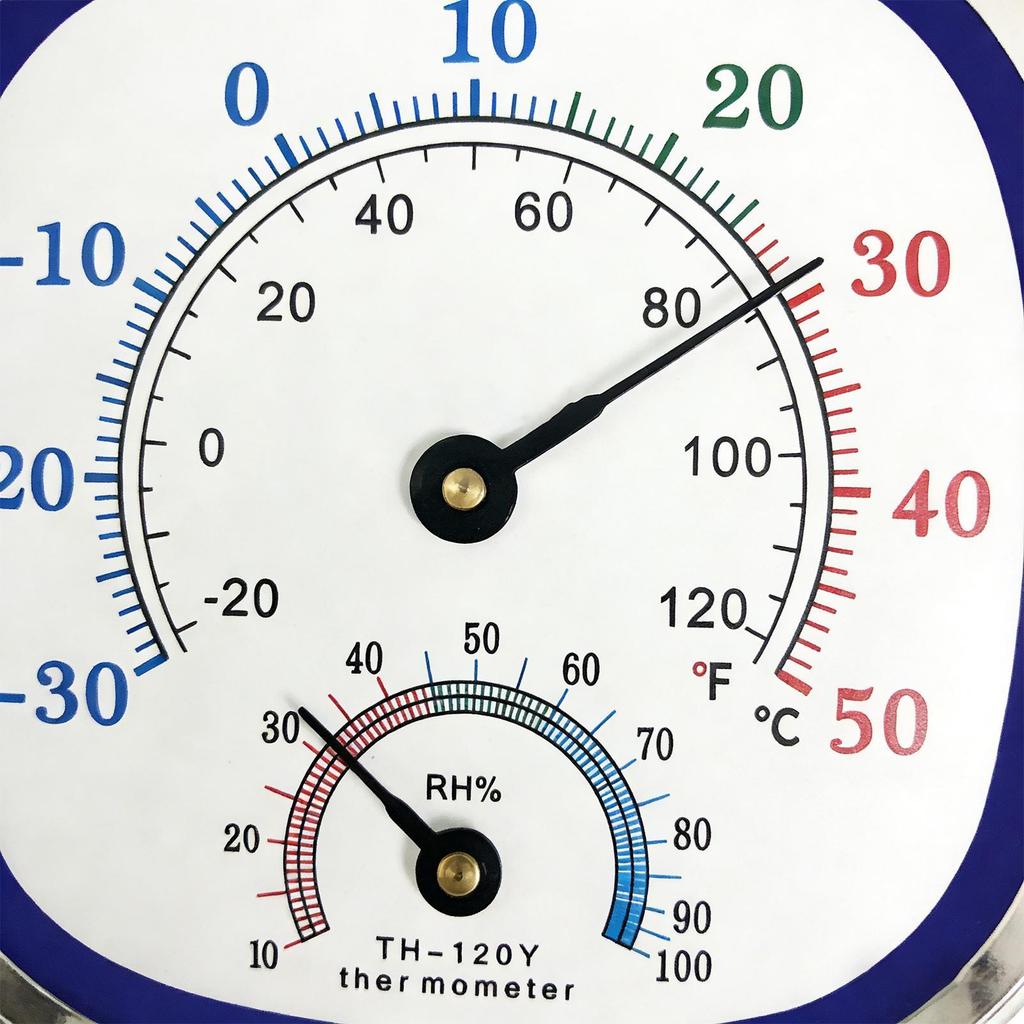 Innen-Temperaturanzeige Haushalts-Luftfeuchtigkeitsmesser 2-in-1 Celsius/Fahrenheit Thermometer und Hygrometer für Zuhause Büro Bibliothek