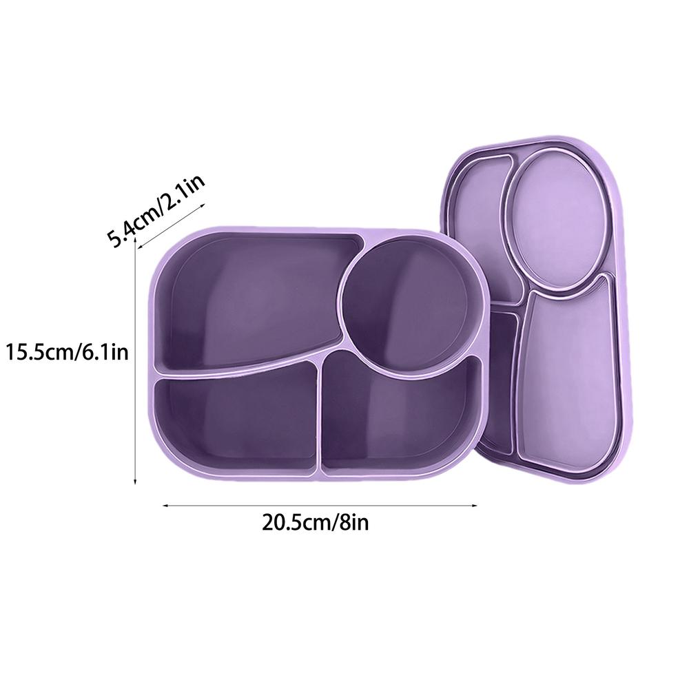 

Lunch Box Containers Portable Meal Prep Lunch Box Microwavable Lunch Containers Leakproof Meal Prep Containers Microwave Lunch фиолетовый