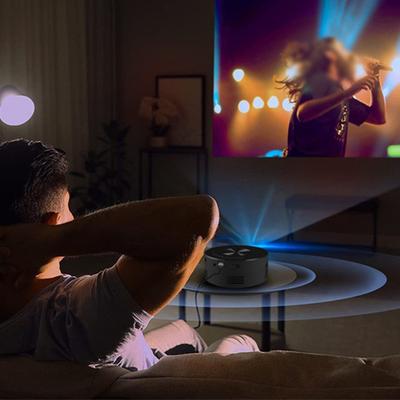 Portable YT200 Projector Perfect for Travel and Home Entertainment Experiences