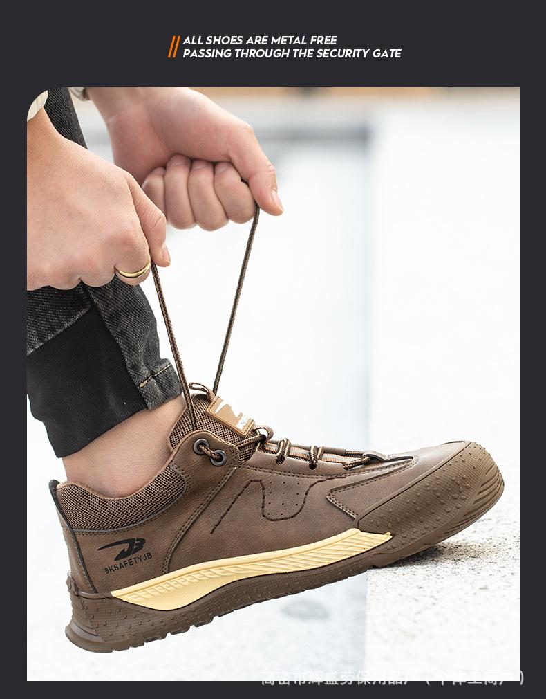 Insulated 6KV Men's Work Shoes with Plastic Toe Cap, Anti-Smash, Anti-Puncture, Anti-Slip, and Wear-Resistant Protection