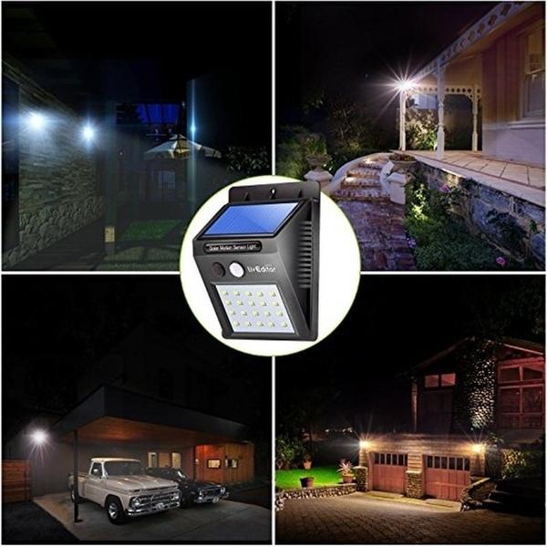 Wasserdichte 30 LED Solar Power PIR Bewegungsmelder Gartenwandleuchte