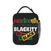 Black History Insulated Lunch Bag Thermal Bag Reusable,Lunch Container Portable Tote Lunch Box Food Storage Bags Office
