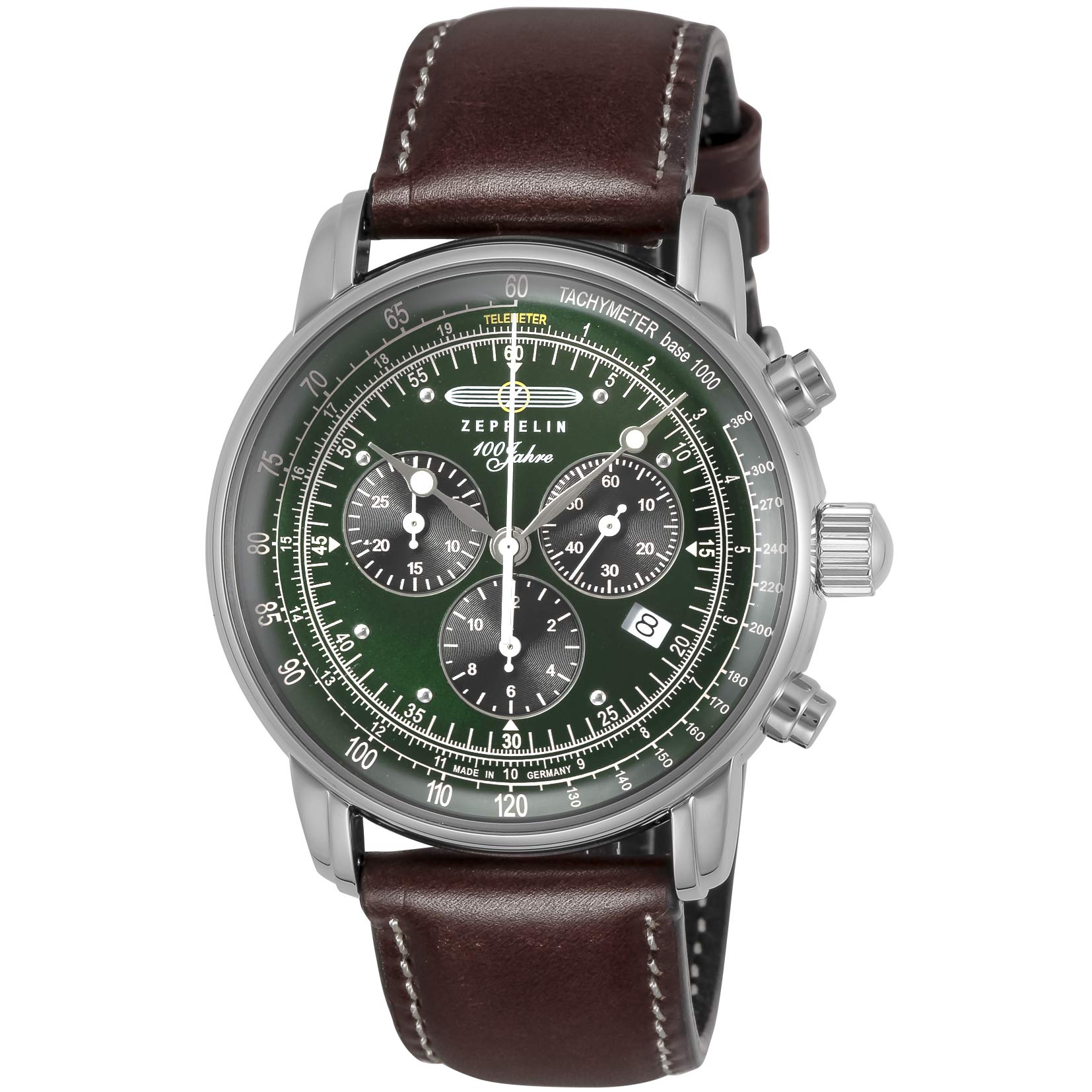 

Wristwatch ZEPPELIN Green Dial Imported 7686-4 Men s [Regular Product]