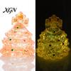 Relaxation Toys for Travel Christmas Tree Stress Ball, Soft TPR Squeeze Toy Relief, Glow Relief Adults in Dark Hand Fidget Sensory Toy, Holiday