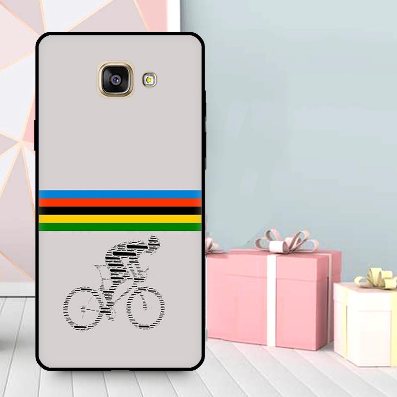 Bike Cycling Art Case For Samsung Galaxy A3 A5 2016 2017 A6 A7 A8 A9 2018 J1 J3 J4 J5 J6 Plus J7 J8 Cover