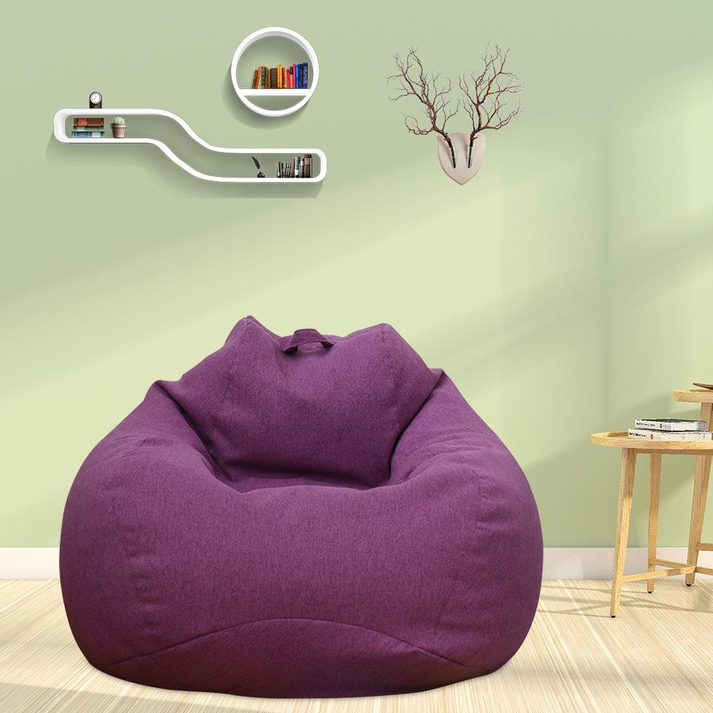 Lazy Sofa Cover Large Bean Seat Bag Chair Sofa Cover Comfortable Outdoor Cloth Pouf Puff Couch Tatami Living Room Beanbags 2025