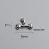 Retro Titanium Steel Cross Necklace Pendant - Stainless Steel DIY Jewelry Accessory, Fade-Resistant