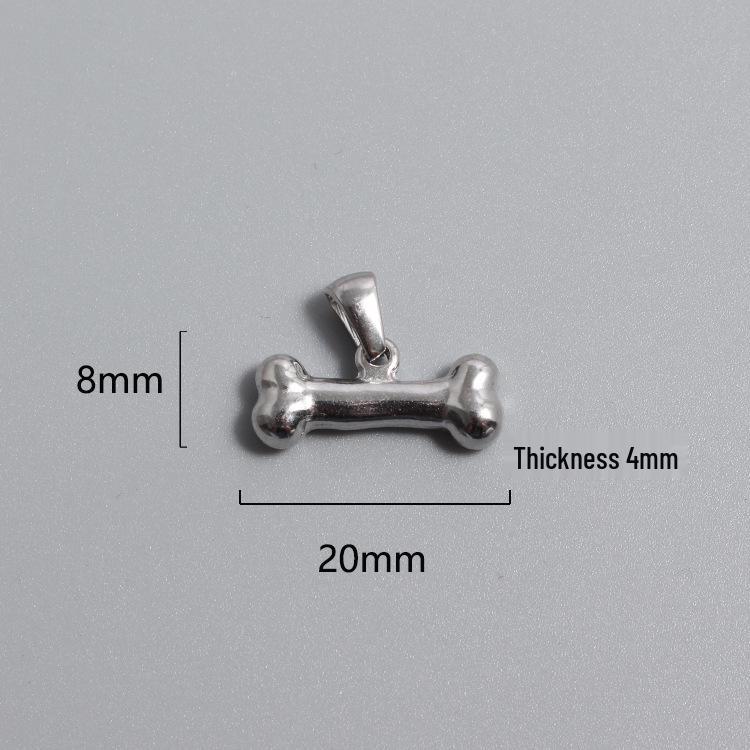 Retro Titanium Steel Cross Necklace Pendant - Stainless Steel DIY Jewelry Accessory, Fade-Resistant