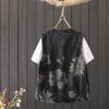 Gilet di Jeans Corto Stampato da Donna Primaverile ed Estivo Giacca Sottile Senza Maniche Larga
