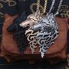 Animal Metal Wolf Head Pendant Clavicle Chain Korean Style Choker Fashion Jewelry Man Necklace