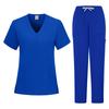 New Arrival Solid Color Medical Uniform: Surgical Gown & Straight Pants Set