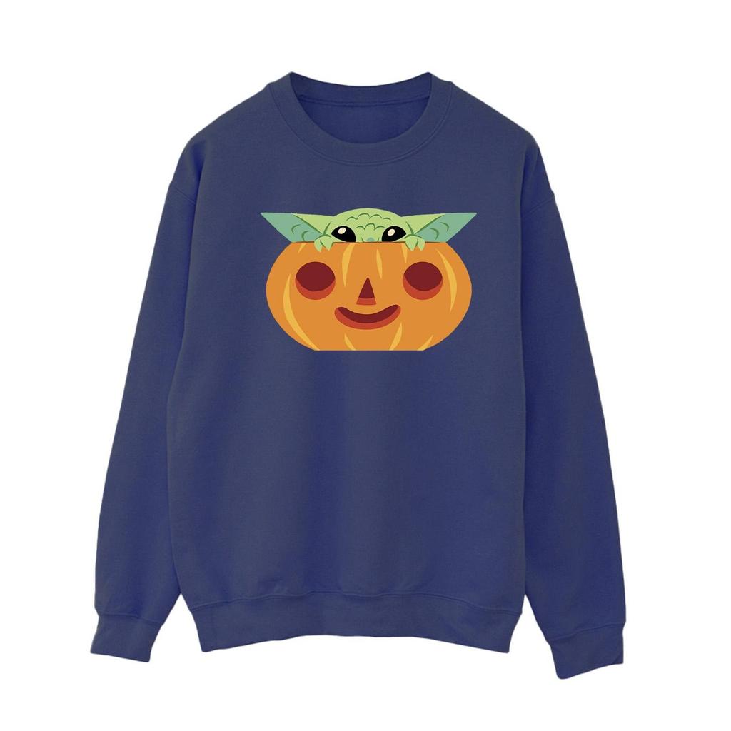 Star Wars Womens/Ladies Grogu Pumpkin Sweatshirt