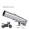 Kayue 400X/500X Motorcycle Mid-Pipe - Stainless Steel, Direct Output, Easy Install