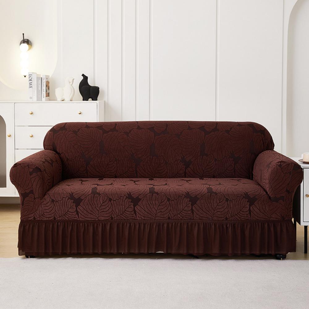 Universal Sofa Cover Full Elastic Dustproof Slipcover for Single Double Triple Seat Sofa