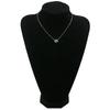 NON BRAND - blue sapphire diamondNecklace Pt850/sapphire Array