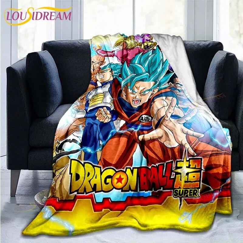 Couverture en flanelle avec personnages de dessins animés japonais célèbres, couverture polaire pour enfants, canapé, voyage, Camping