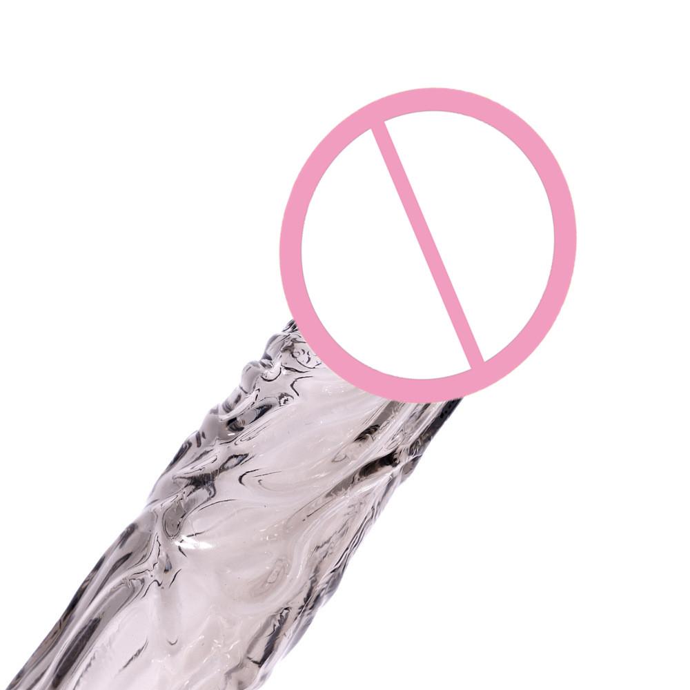 1PC Reusable Extension Condom Penis Sleeve Male Enlargement Time Delay Spike Clit Massager Cover Crystal Clear Condoms For Adult