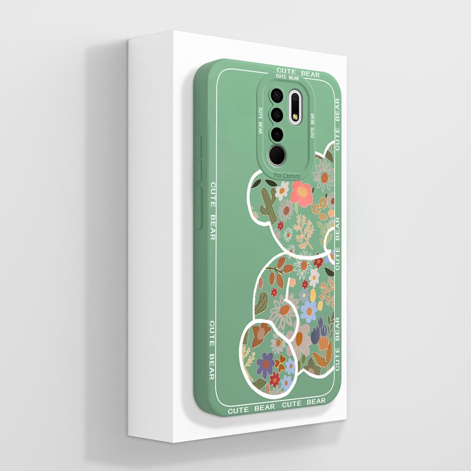 For Redmi 9 9A 9C 9T Case Cute Panda Soft Liquid Silicone Phone Housing For Xiaomi Redmi9 Power High Quality Durable Back Cover
