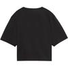 Puma Graphic Print Short Sleeve T-Shirt Women tops Black 525116-01