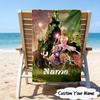 1PC Custom Name Beach Towel Magic Friendship witch Beach Towel, Suitable for Camping, Travel, Beach Accessories, Super Absorbent, Family Gift