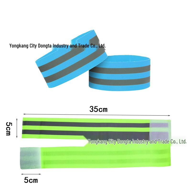 Reflective Running Armband & Wrist/Ankle Cycling Band - Elastic & Protective