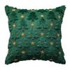 New Christmas Throw Cushion Case 18x18in Square Pillow Cover Soft Xmas Tree Pattern Sofa Cushion Cover Party Decoration