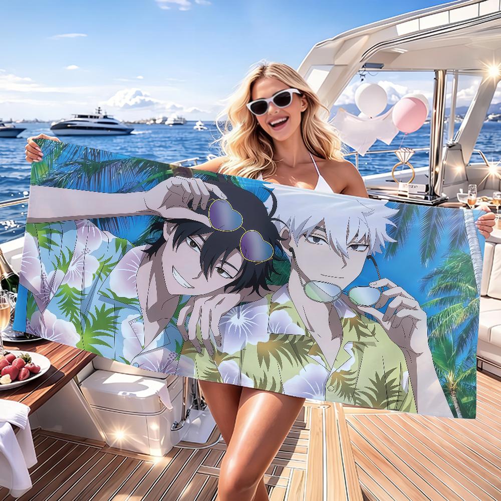 Anime Link Click Towel Beach Towels Yoga Gym Lightweight Portable For Swimming Shower Travel Sports Accessories Sandproof